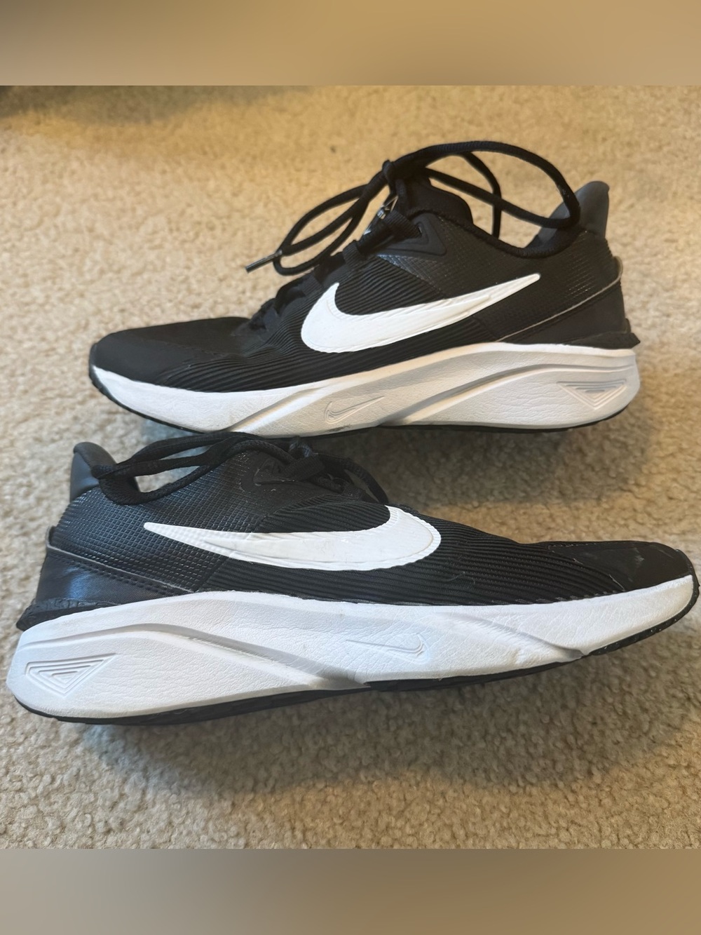 NIKE LITTLE KIDS' NIKE STAR RUNNER 4 RUNNING SHOES size 6.5Y